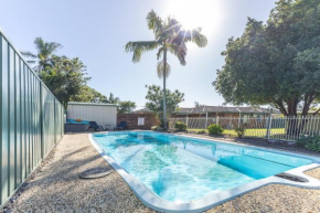Beachside Escape with Pool, Games, BBQ & Fire Pit
